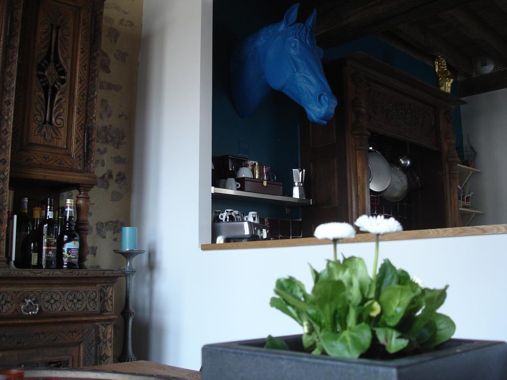 Au Cheval Bleu Panzió Fontenay-près-Vézelay Kültér fotó